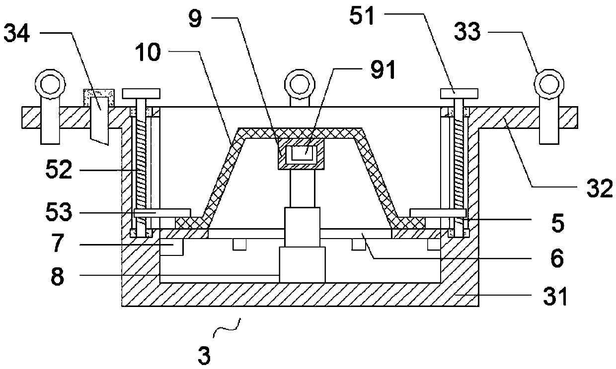 Rapid cleaning machine for metal filter screen of range hood