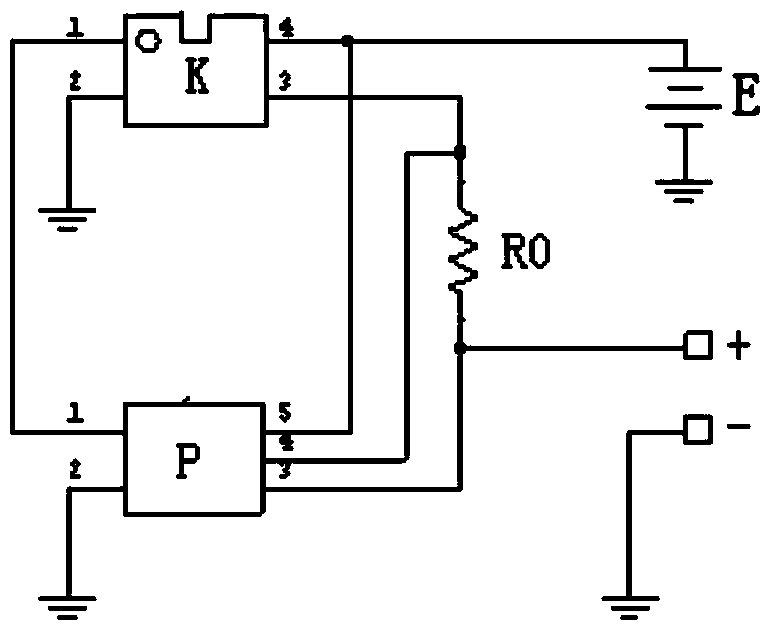 Hardware overload or short circuit protection circuit and DC (Direct Current) power supply circuit