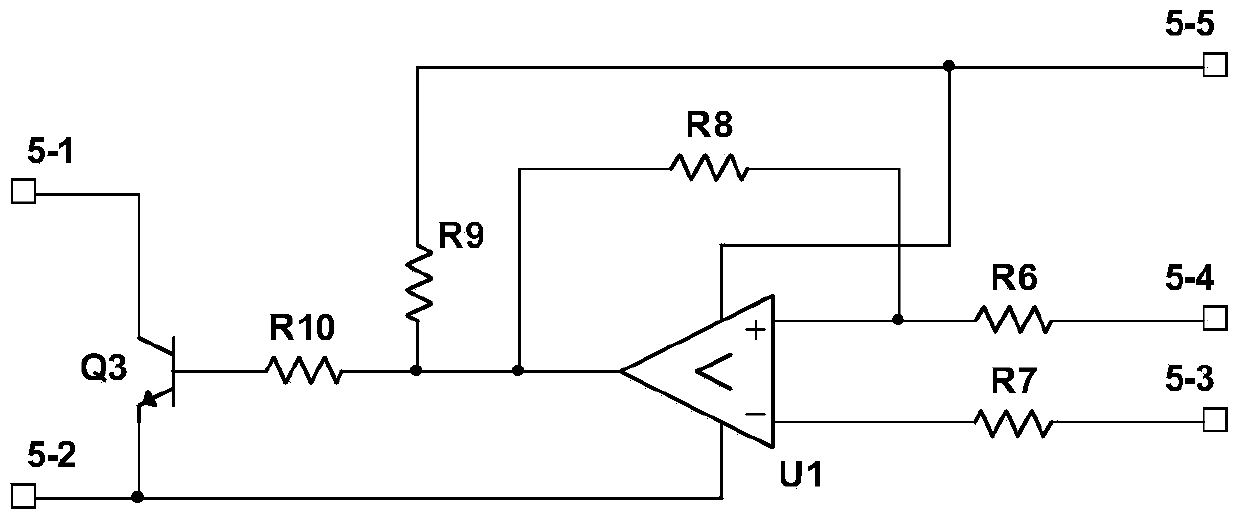 Hardware overload or short circuit protection circuit and DC (Direct Current) power supply circuit