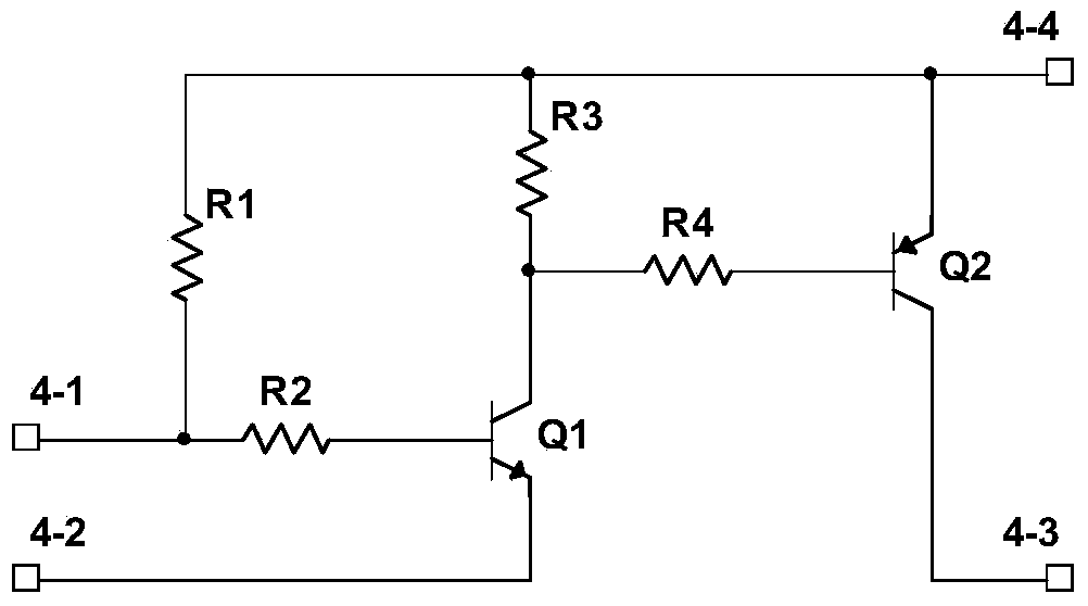 Hardware overload or short circuit protection circuit and DC (Direct Current) power supply circuit