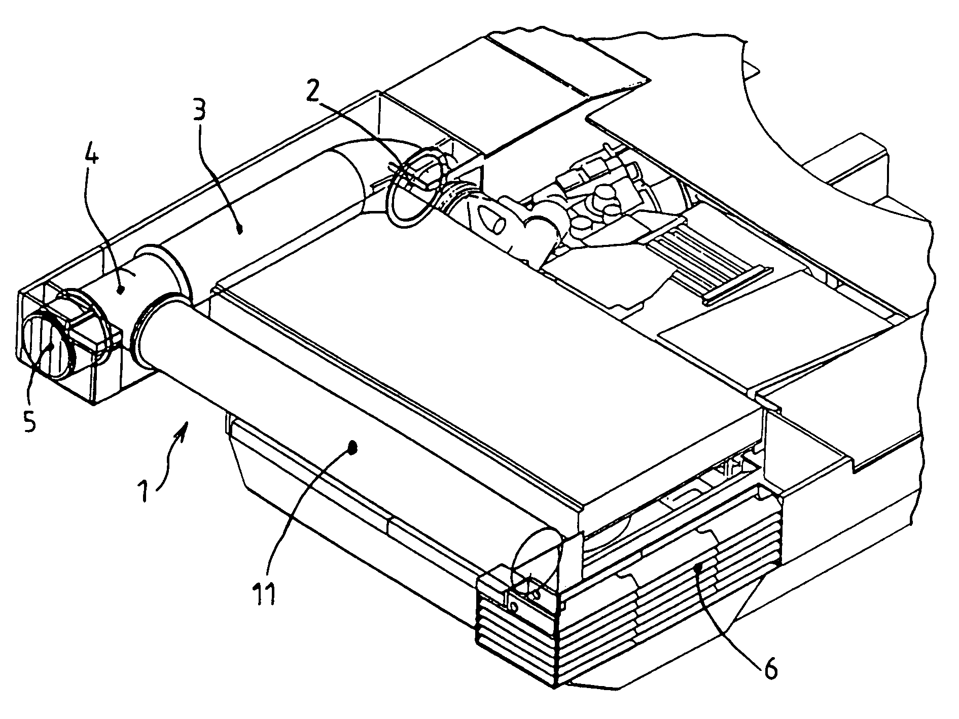 Exhaust device with or without dilution based on two controllable outputs