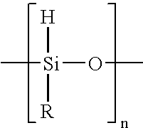 Siloxane polymerization in wallboard