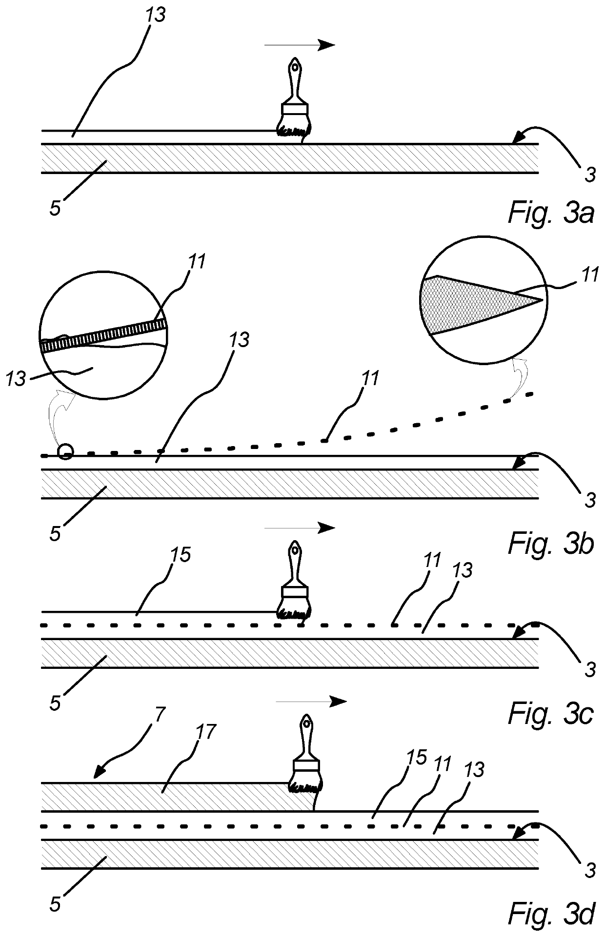 Coating system for coating a surface of a substrate