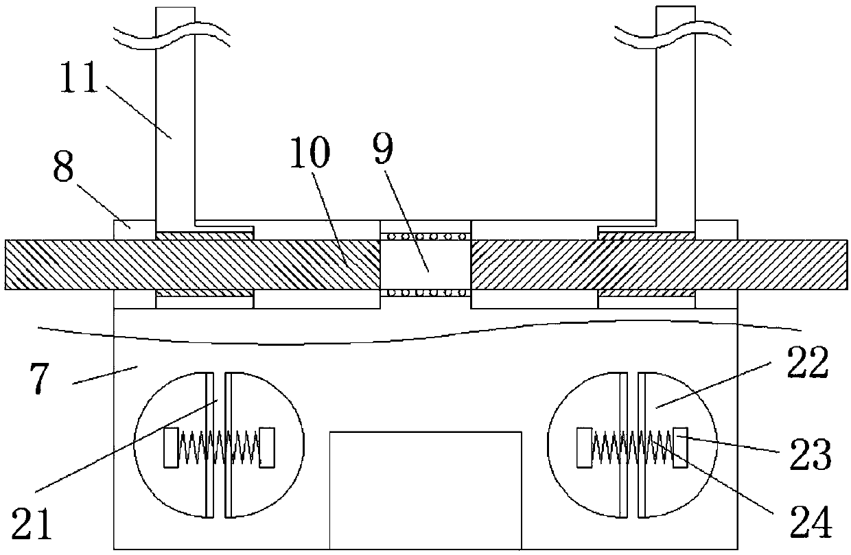 Stable and reliable clamping equipment for steel tube production