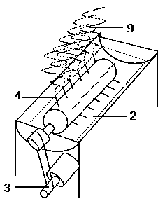 Device for producing nanofiber nonwoven fabric through multi-needle roller type high-voltage electrostatic spinning