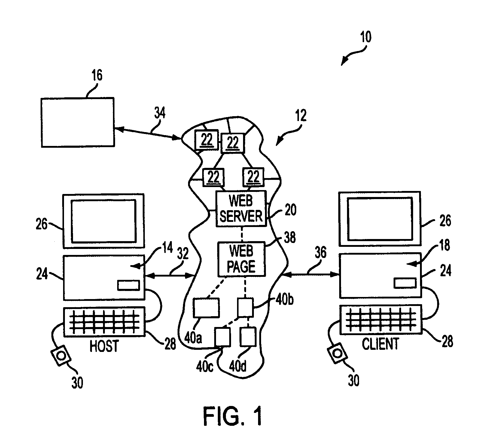 Method and apparatus for controlling a computer over a wide area network