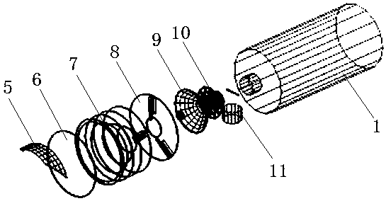 Optical antenna of free space optical communication system, and automatic alignment method thereof