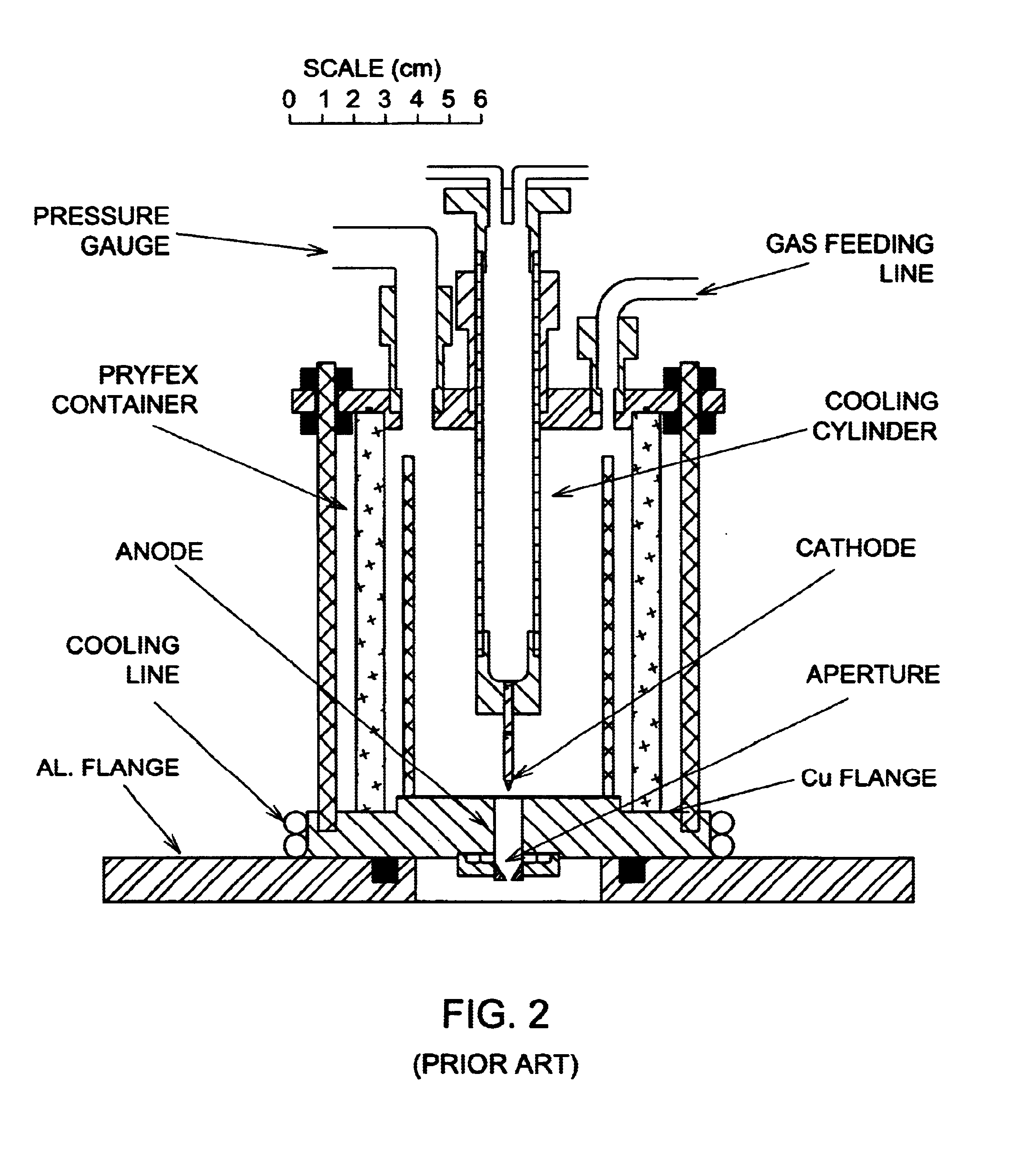 Method and apparatus for producing atomic flows of molecular gases