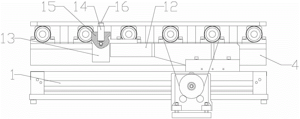 An automatic feeding and discharging roller conveyor