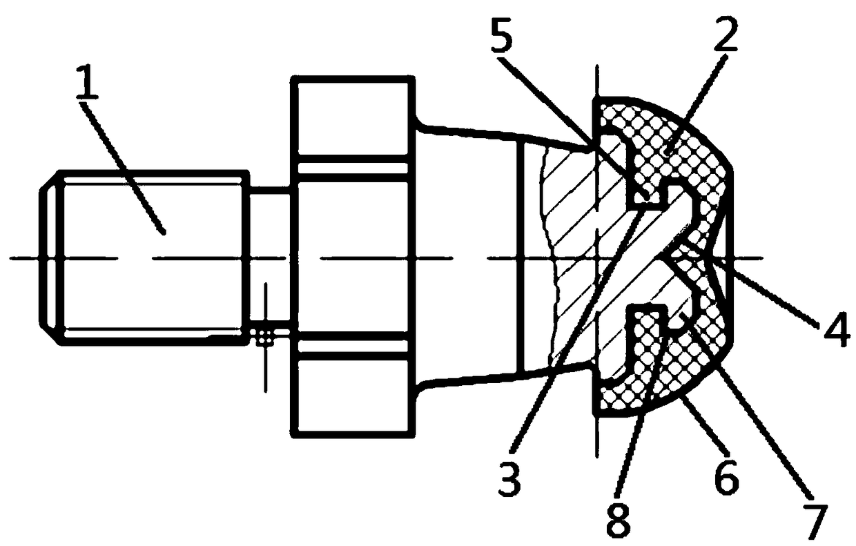 Automobile fastener structure
