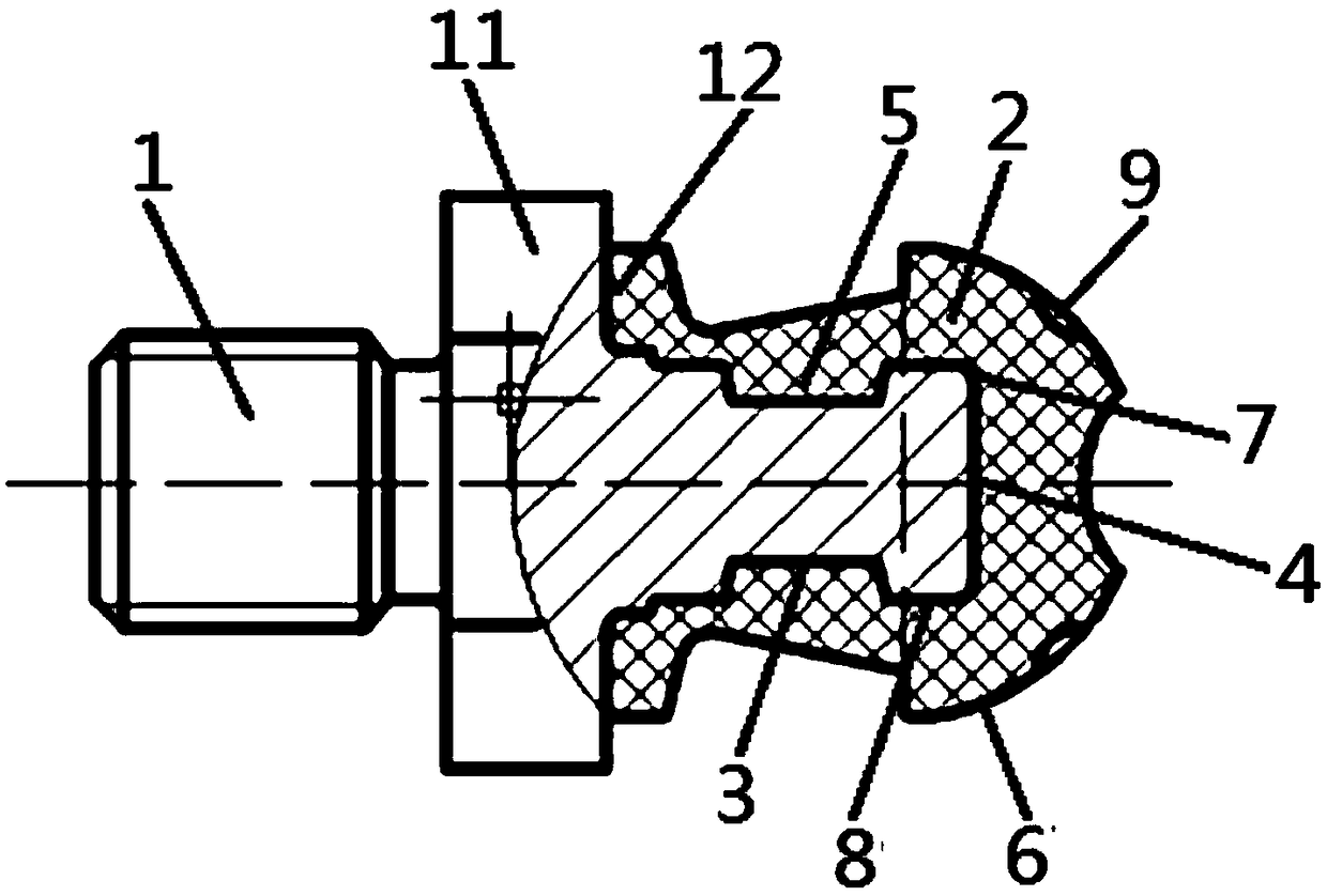 Automobile fastener structure