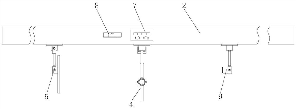 A complete vehicle chassis of an aerial vehicle with a level detection function