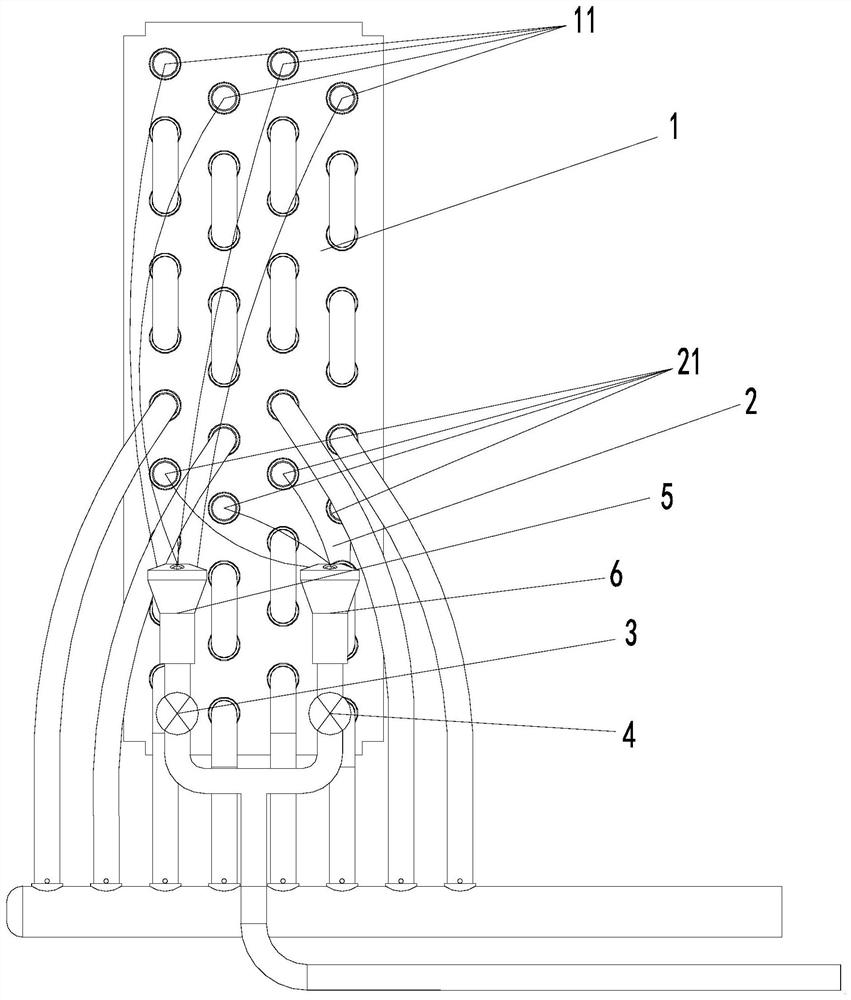 Display cabinet with dehumidification effect and control method