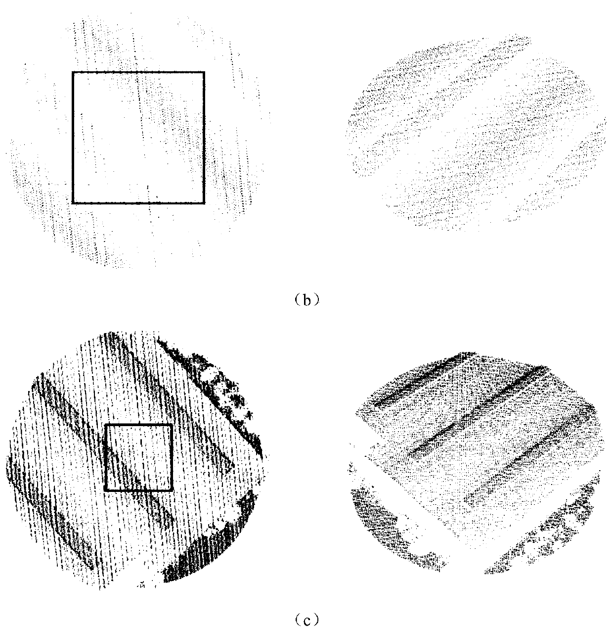 Airborne laser point cloud processing method based on variable-resolution voxel grid and application