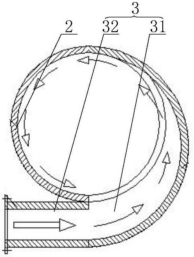 Material liquid concentration device and material liquid evaporator thereof