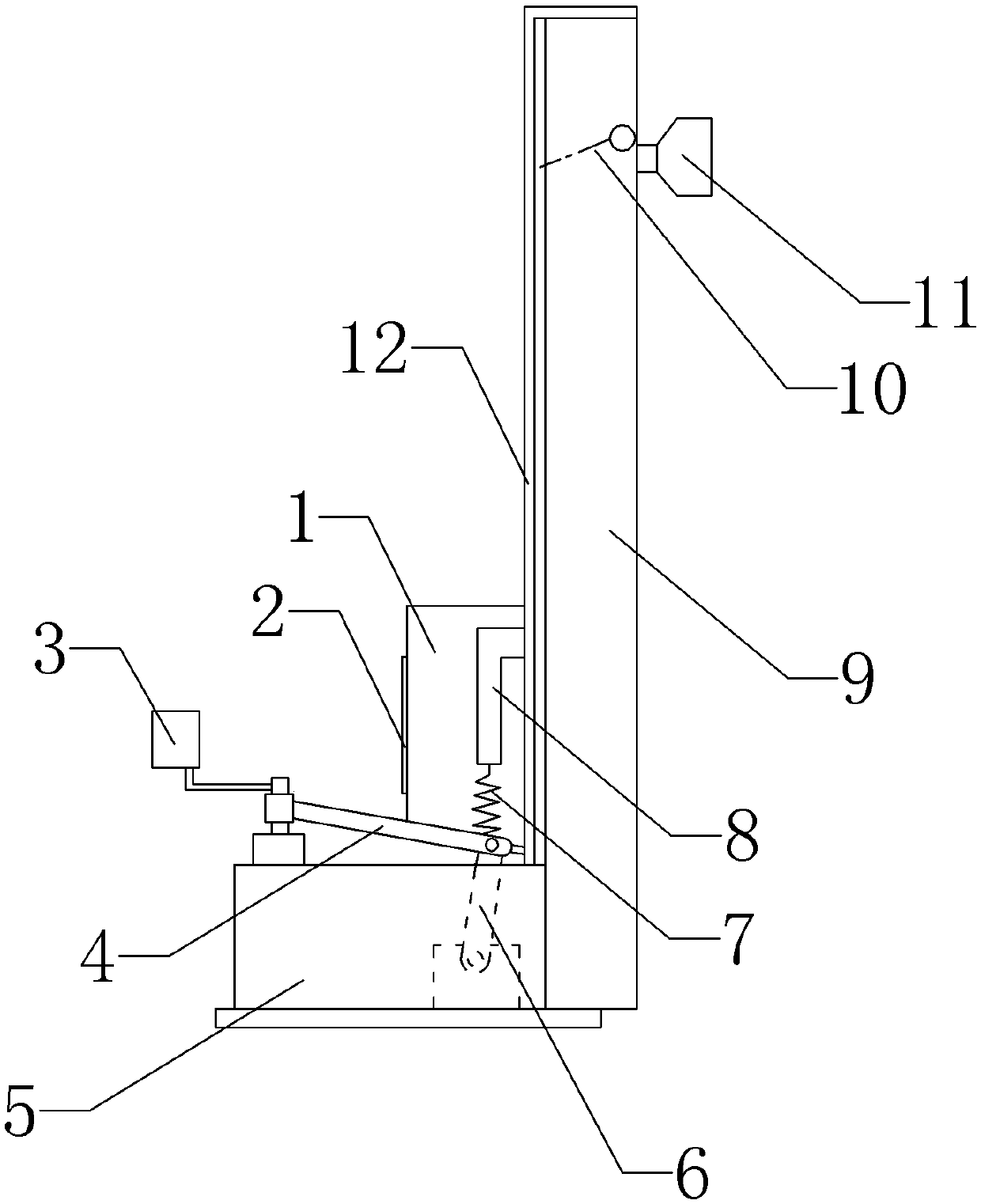 Grain winnowing device with floating shedding plate