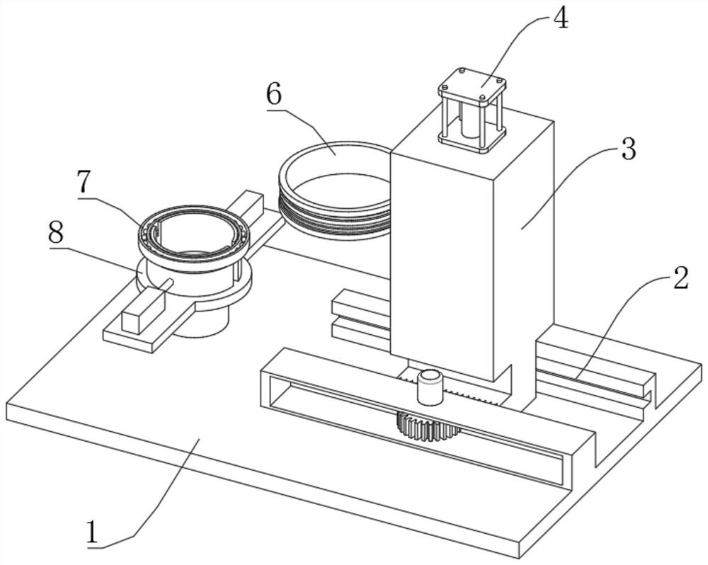 An automatic assembly device for inner and outer rings of high-speed bearings