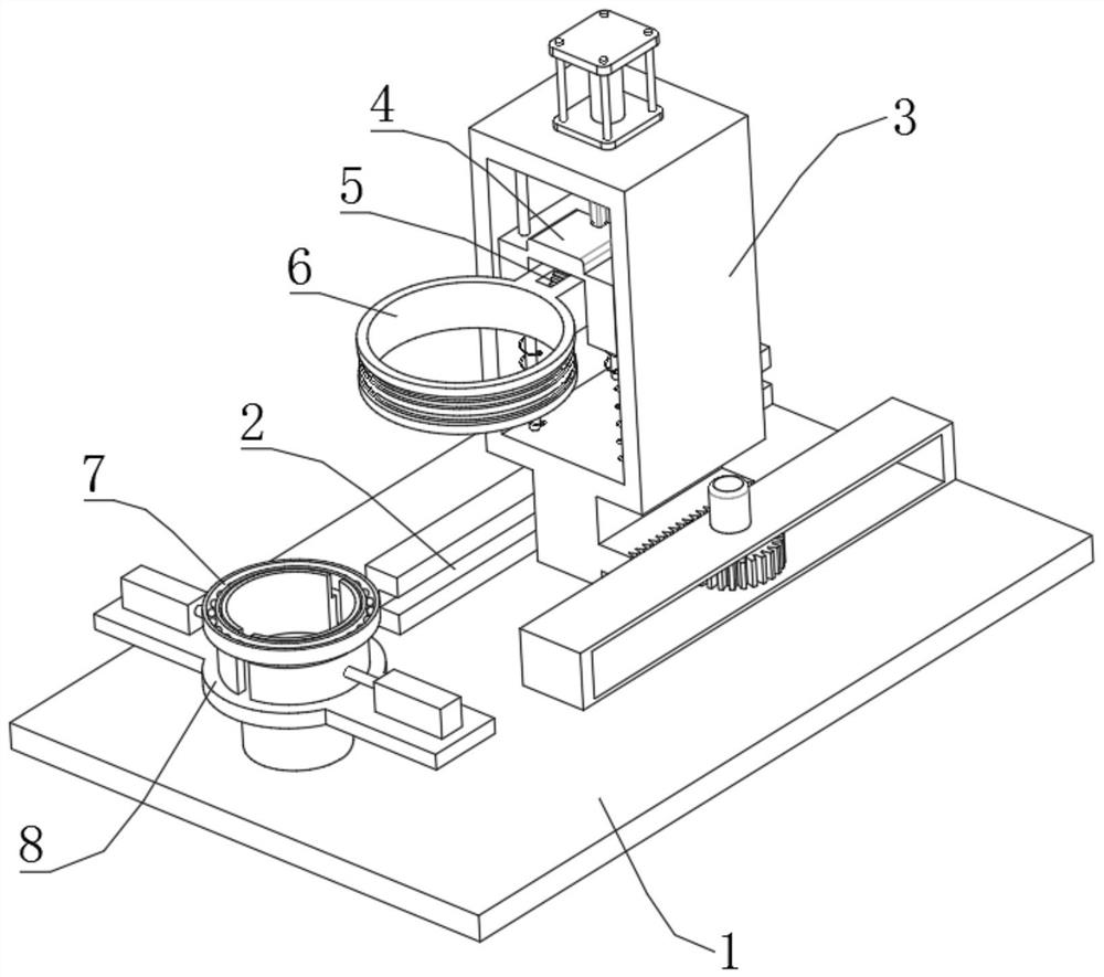 An automatic assembly device for inner and outer rings of high-speed bearings