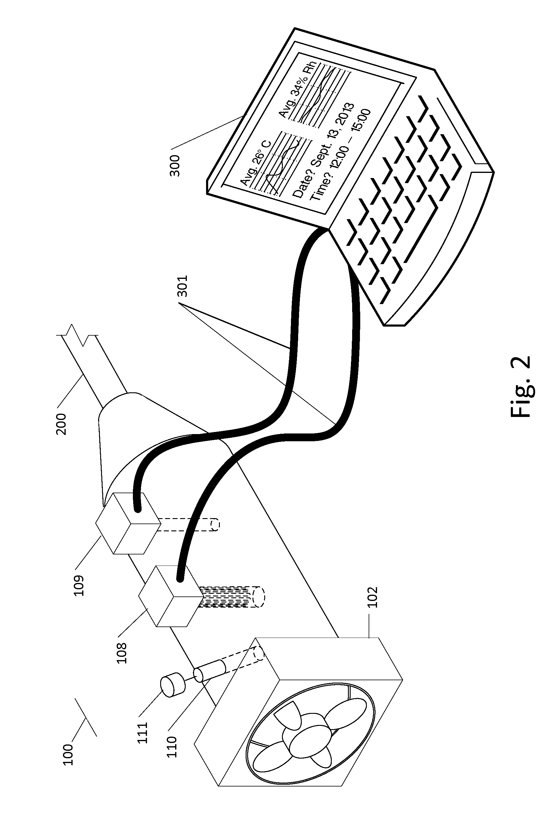 Pumped Air Relative Humidity and Temperature Sensing System with Optional Gas Assay Functionality