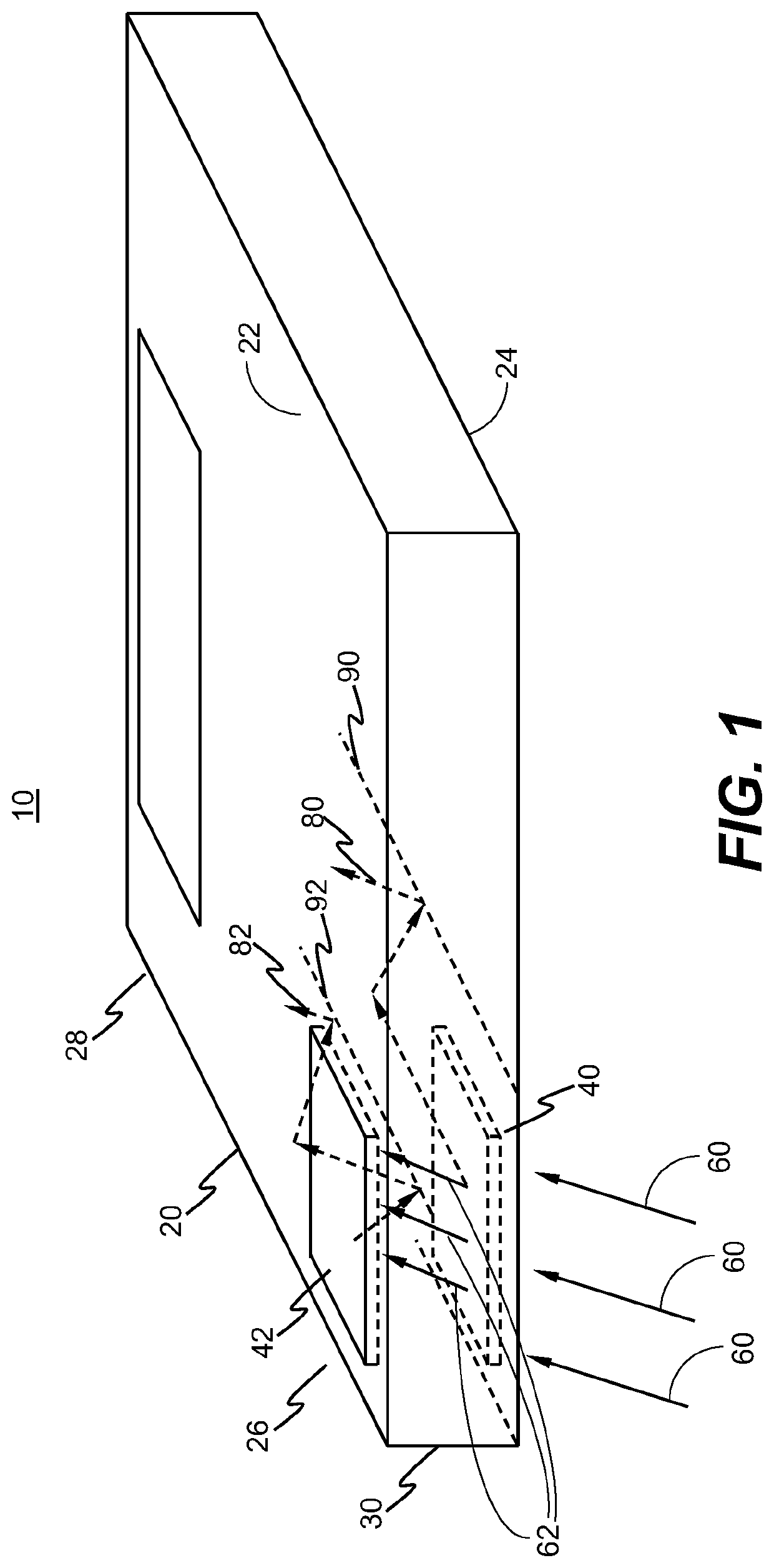 Multi-channel waveguide with reduced crosstalk having offset input gratings