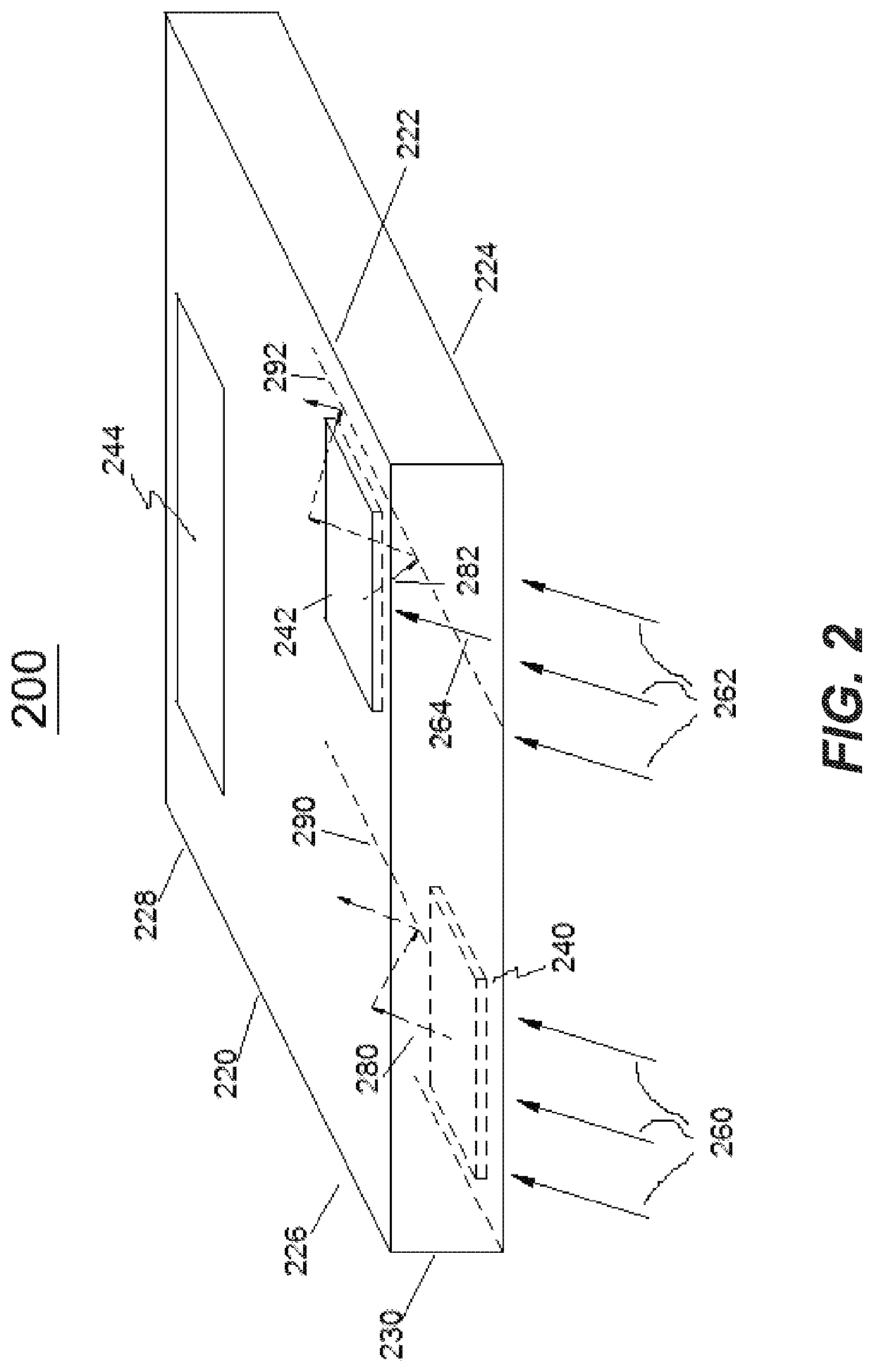 Multi-channel waveguide with reduced crosstalk having offset input gratings