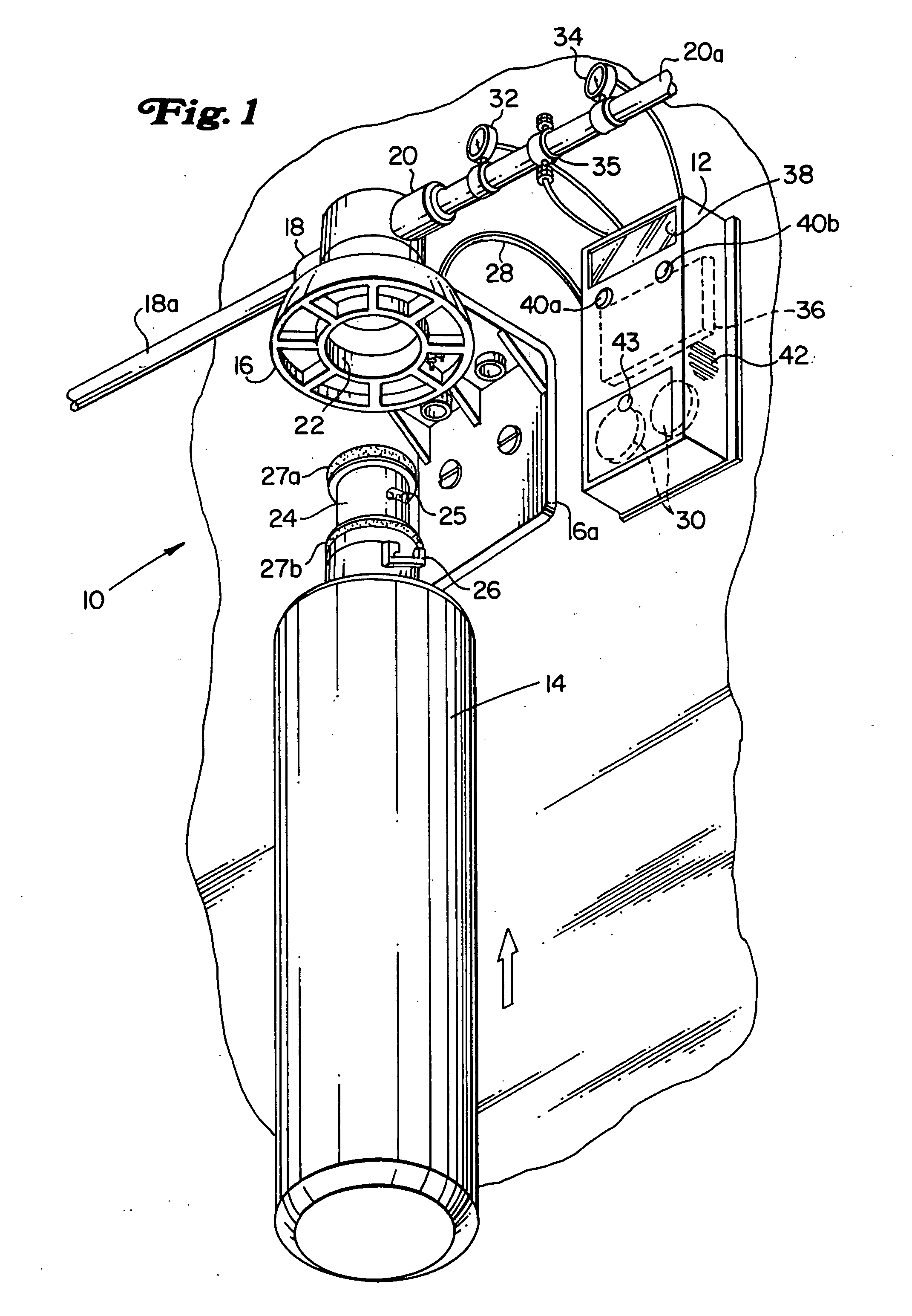 System for monitoring the performance of fluid treatment cartridges