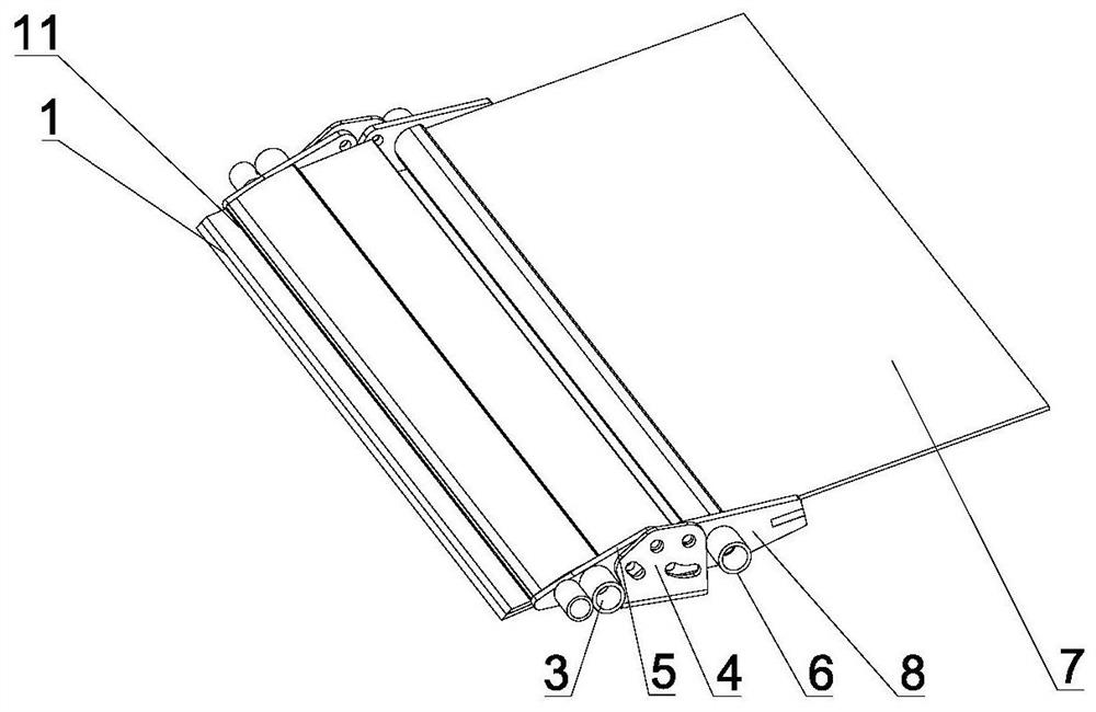 Carbon fiber paper injection air blowing plate