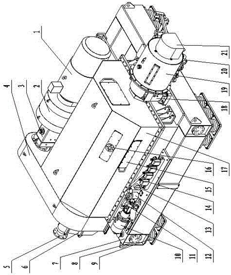 A horizontal screen sedimentation centrifuge