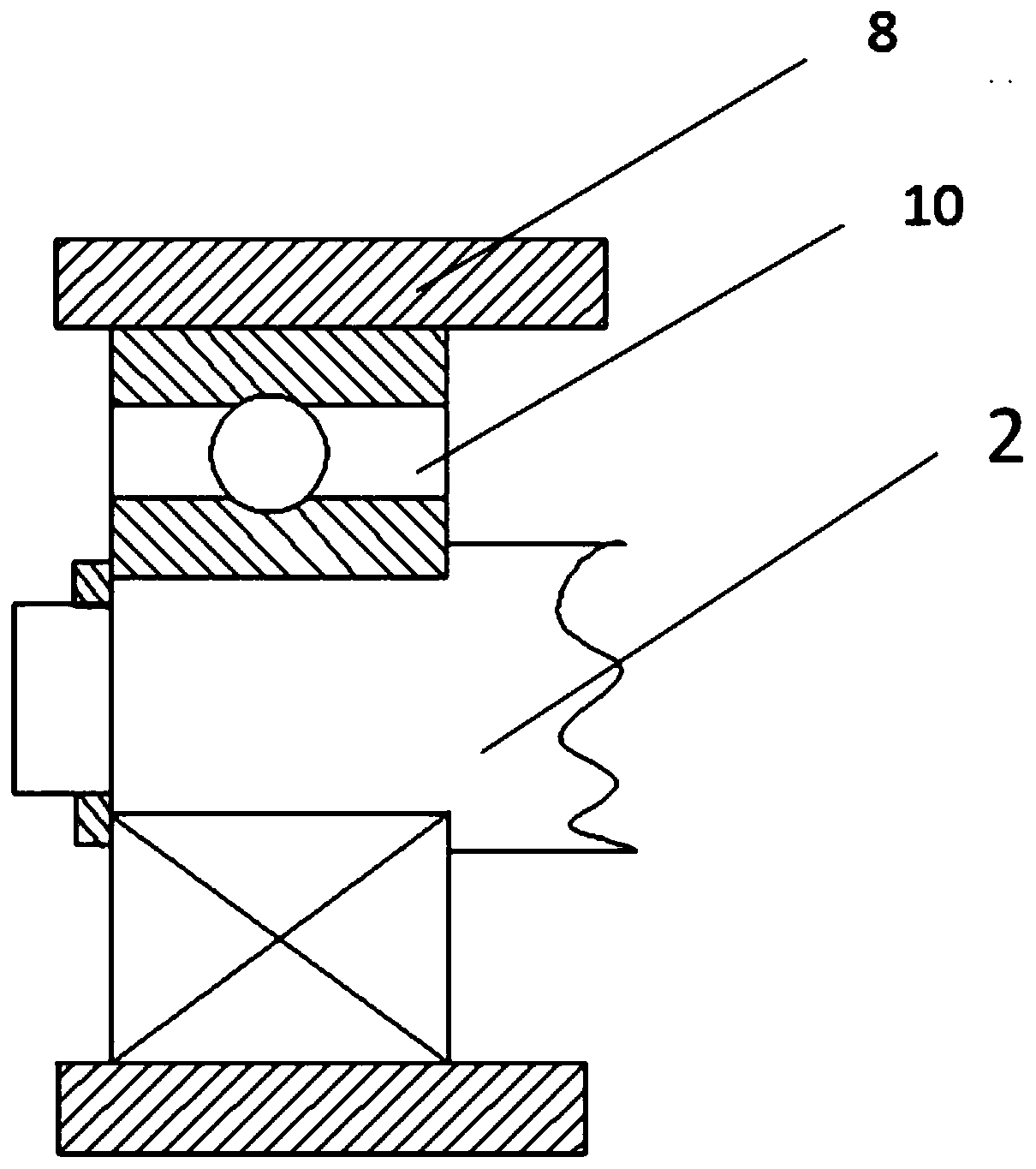 A guided nozzle capable of generating swirling water flow