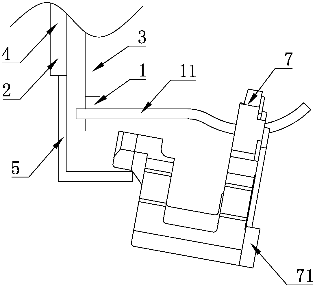 Gantry tank immersion type production line overturning jig structure ...