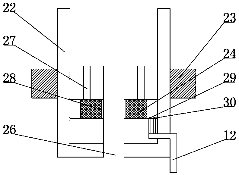 Automobile part drying device