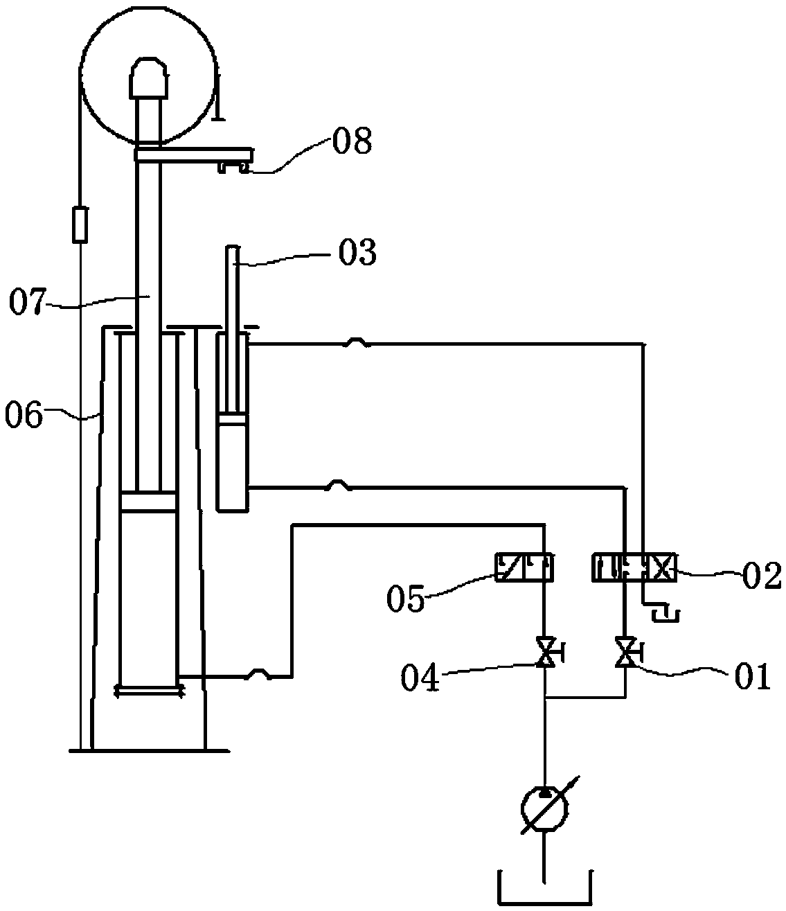 Hydraulic pumping unit and method for replacing oil cylinder piston seals without motor