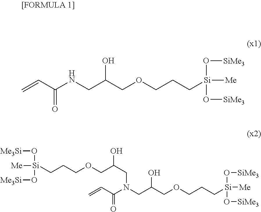 Silicone (METH)acrylamide monomer, polymer, ophthalmic lens, and contact lens