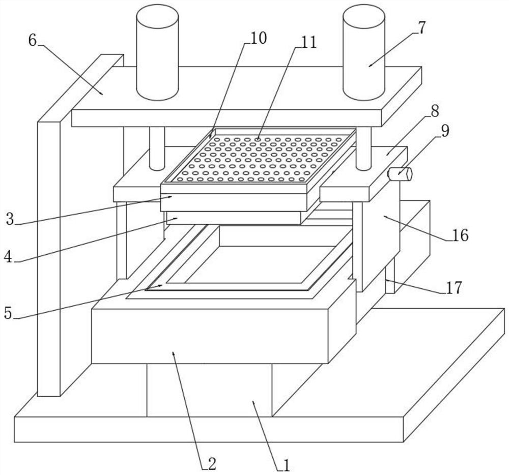 A hot stamping method based on sheet metal