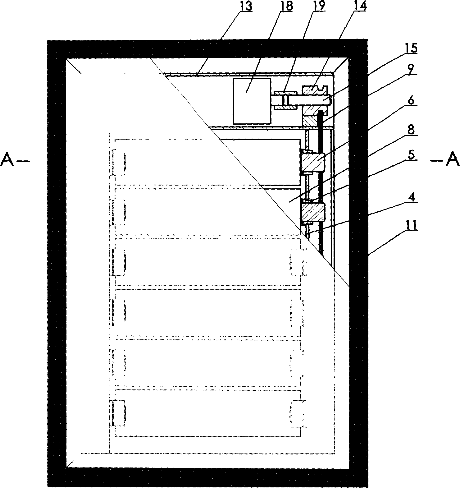 Insulating glass with built-in photovoltaic shutter