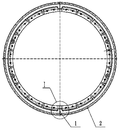 Manufacturing method of big-modulus cast steel large gear ring