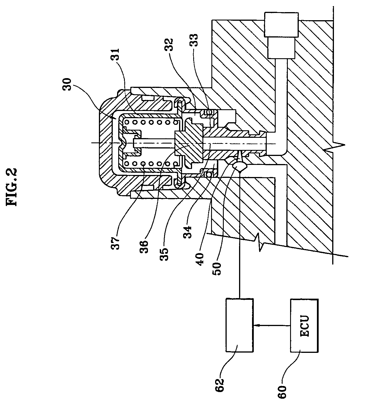 Fuel drain structure in fuel line