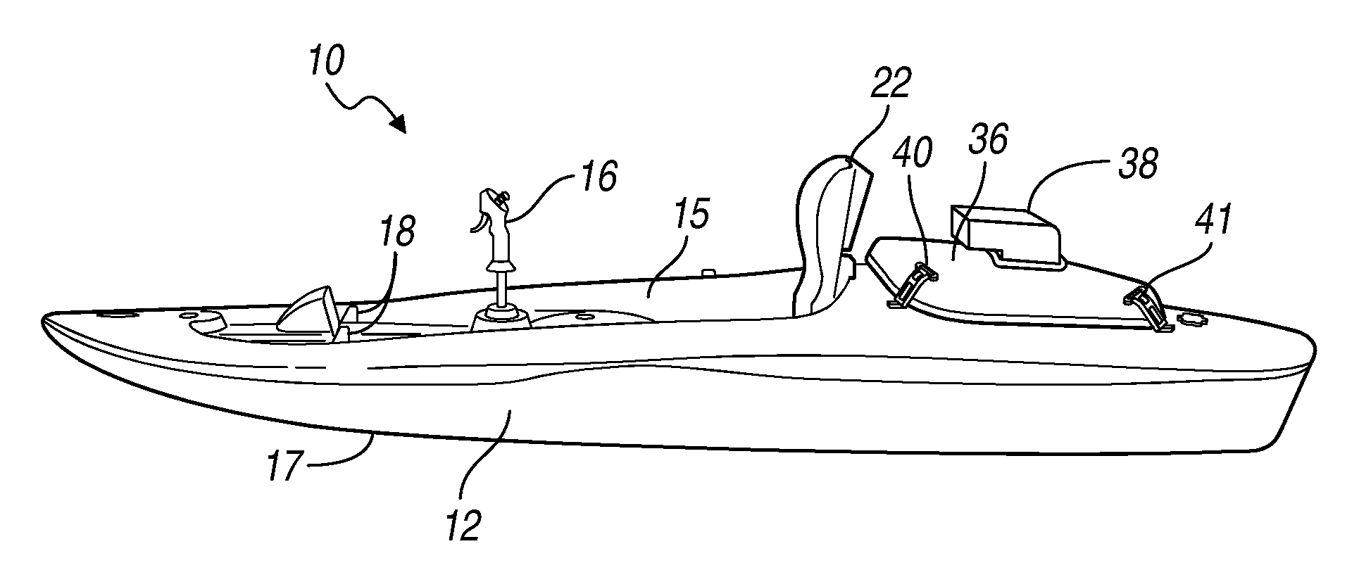 Watercraft propelled by a water jet
