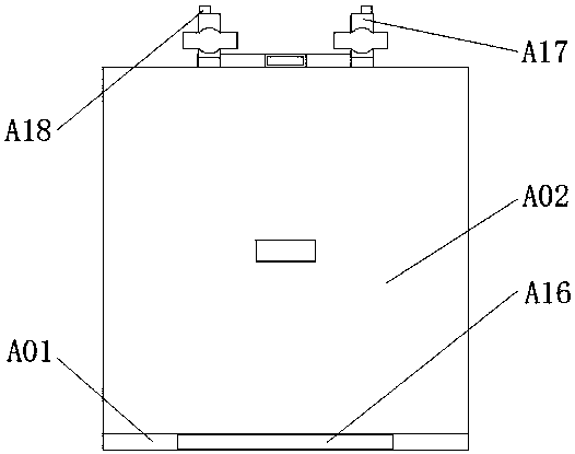 Stirring device for producing clothing fabric