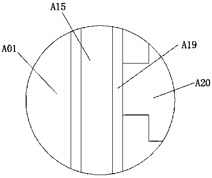 Stirring device for producing clothing fabric