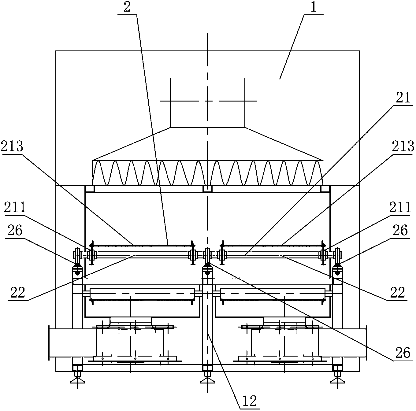 Tunnel type sterilizing drier