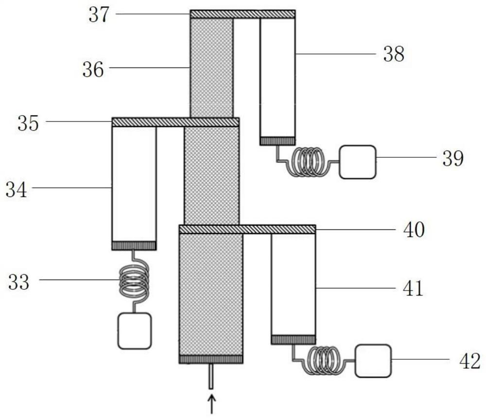 Channel type cold end heat exchanger of gas coupling pulse tube refrigerator and implementation method