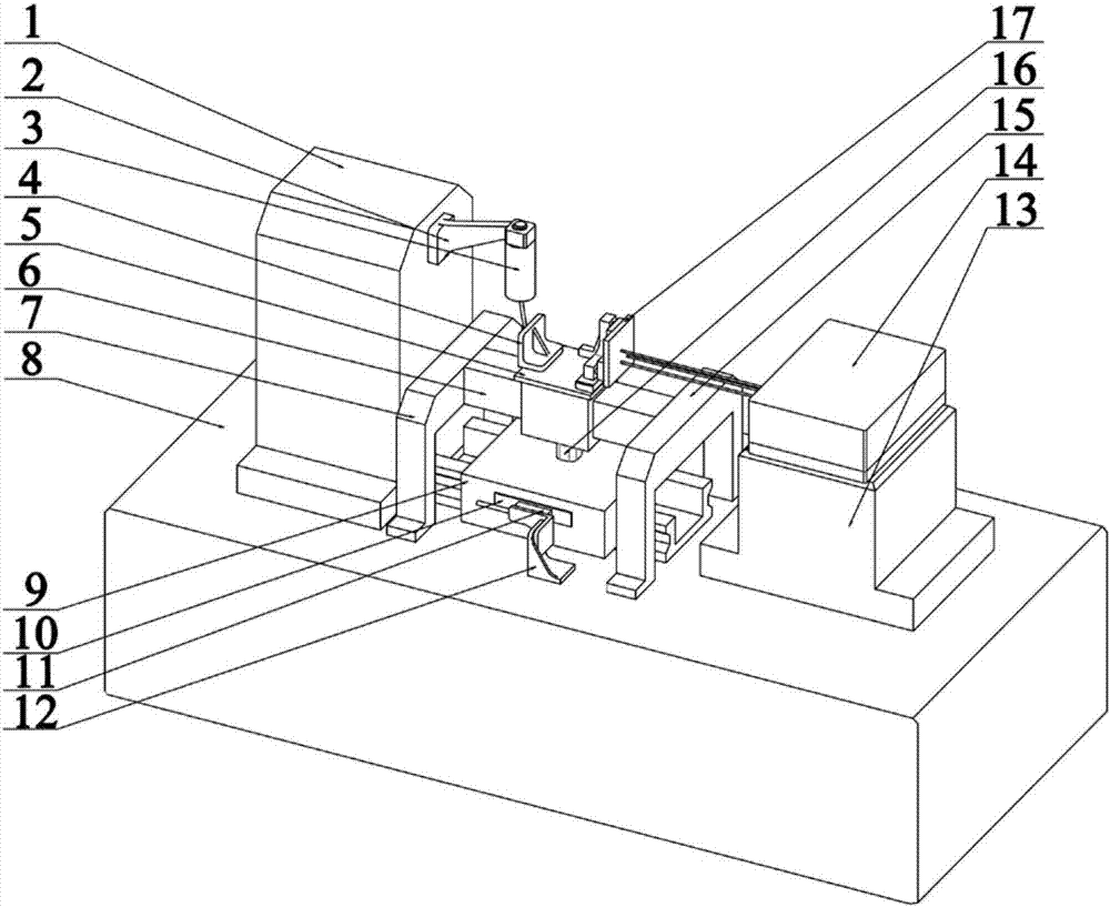 Ultrasonic motor driven master-slave structure inductance sensor calibration method and device