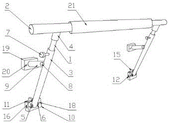 Sports dancing barre suitable for any site