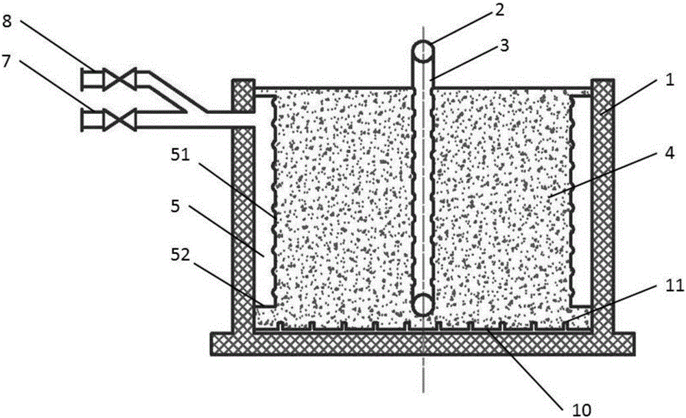 Horizontal flow sand filter pool and water treatment technique thereof