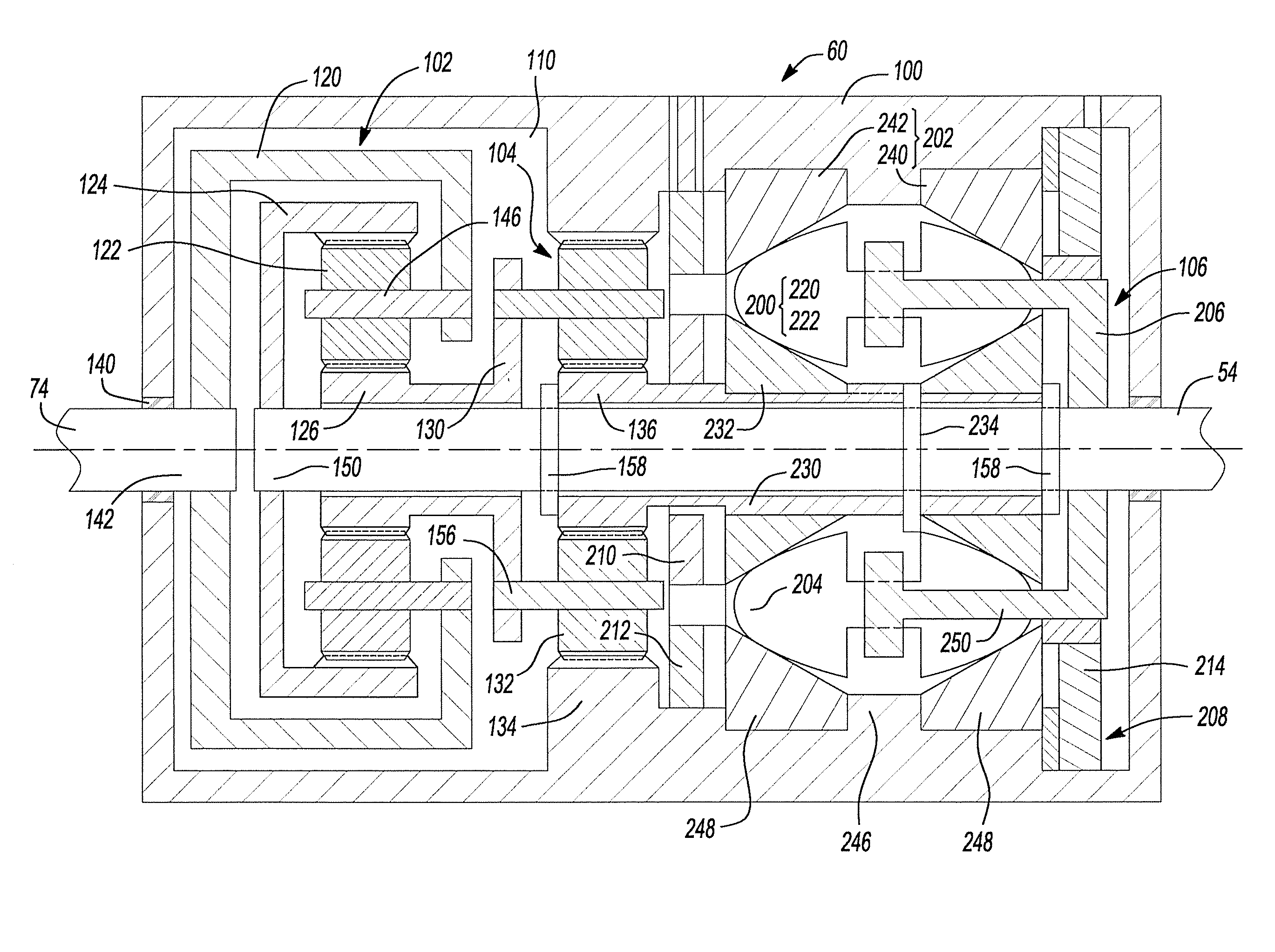Continuously variable torque vectoring axle assembly