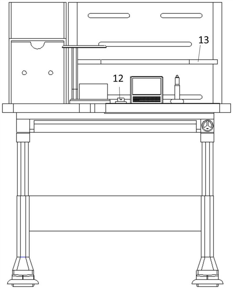 Intelligent child learning and training functional desk