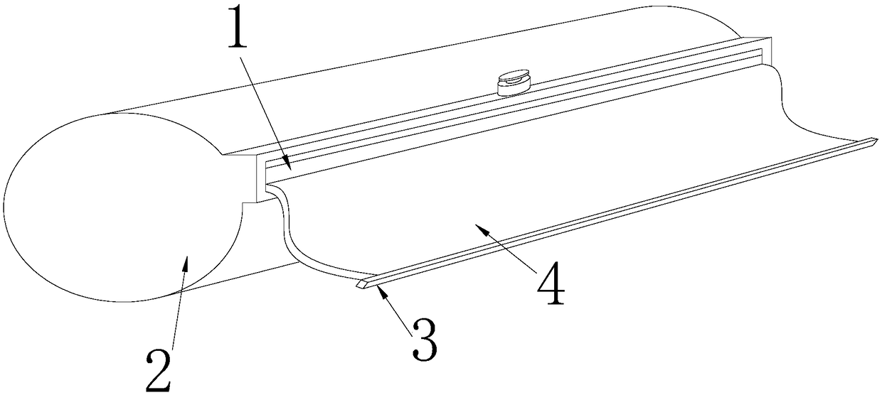 Novel sun-shading device used for automobile