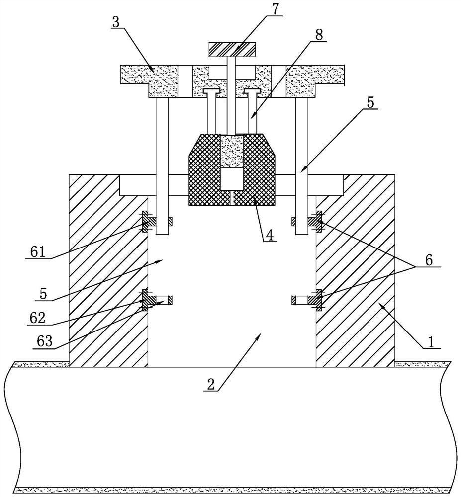 Safe municipal drainage well lid with floating warning function