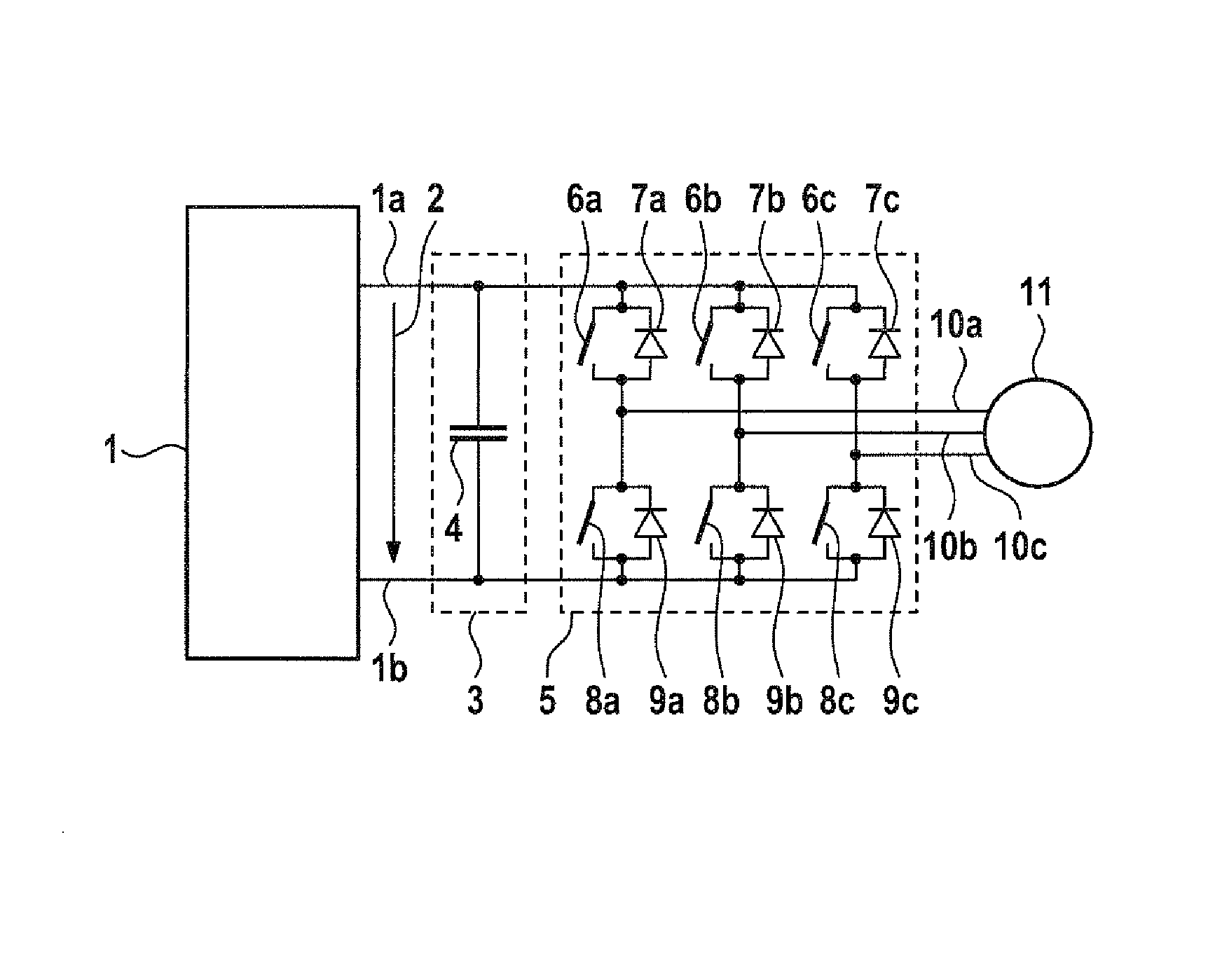 Method and apparatus for dealing with faults in an electrical drive system